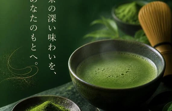 抹茶の深い味わいを、あなたのもとへ。
